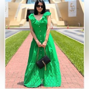 🍀 CHICWAYS Butterfly style Solid Maxi Dress 🍀